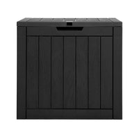 Thumbnail for Gardeon Outdoor Storage Box 118L Container Lockable Indoor Garden Toy Tool Shed Black