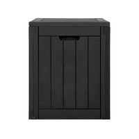 Thumbnail for Gardeon Outdoor Storage Box 118L Container Lockable Indoor Garden Toy Tool Shed Black