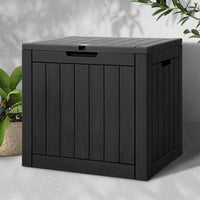 Thumbnail for Gardeon Outdoor Storage Box 118L Container Lockable Indoor Garden Toy Tool Shed Black