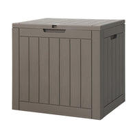 Thumbnail for Gardeon Outdoor Storage Box 118L Container Lockable Indoor Garden Toy Tool Shed Grey