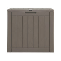 Thumbnail for Gardeon Outdoor Storage Box 118L Container Lockable Indoor Garden Toy Tool Shed Grey