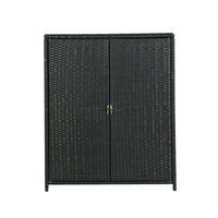 Thumbnail for Gardeon Outdoor Storage Cabinet Box Garage Wicker Shelf Chest Garden Shed Tools