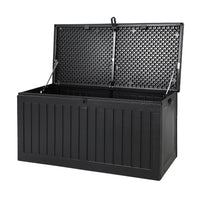 Thumbnail for Gardeon Outdoor Storage Box Container Garden Toy Indoor Tool Chest Sheds 270L Black