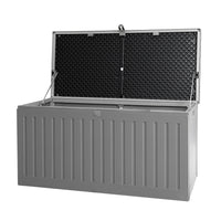 Thumbnail for Gardeon Outdoor Storage Box Container Garden Toy Indoor Tool Chest Sheds 270L Dark Grey