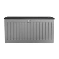 Thumbnail for Gardeon Outdoor Storage Box Container Garden Toy Indoor Tool Chest Sheds 270L Dark Grey