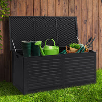 Thumbnail for Gardeon Outdoor Storage Box 390L Container Lockable Toy Tools Shed Deck Garden