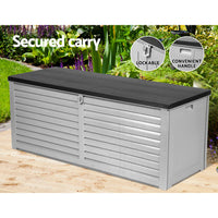 Thumbnail for Gardeon Outdoor Storage Box Bench Seat 390L