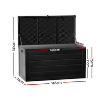 Thumbnail for Gardeon Outdoor Storage Box 680L Sheds Container Indoor Garden Bench Tool Chest