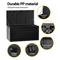 Thumbnail for Gardeon Outdoor Storage Box 680L Sheds Container Indoor Garden Bench Tool Chest