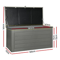 Thumbnail for Gardeon Outdoor Storage Box 680L Container Indoor Garden Bench Tool Sheds Chest