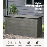 Thumbnail for Gardeon Outdoor Storage Box 680L Container Indoor Garden Bench Tool Sheds Chest