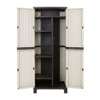 Thumbnail for Gardeon Outdoor Storage Cabinet Lockable Cupboard Garage 173cm