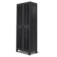 Thumbnail for Gardeon Outdoor Storage Cabinet Lockable Tall Garden Sheds Garage Adjustable Black 173CM