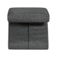 Thumbnail for Artiss Ottoman Foot Stool Fabric Foot Rest Footstool Padded Seat Kids Grey