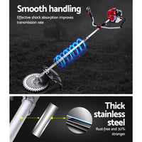 Thumbnail for Giantz 62CC Pole Chainsaw Petrol 7 In 1 Brush Cutter Whipper Snipper Multi Tools