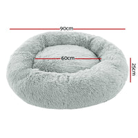 Thumbnail for i.Pet Pet Bed Dog Bed Cat Large 90cm Light Grey