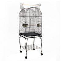 Thumbnail for i.Pet Large Bird Cage with Perch - Black