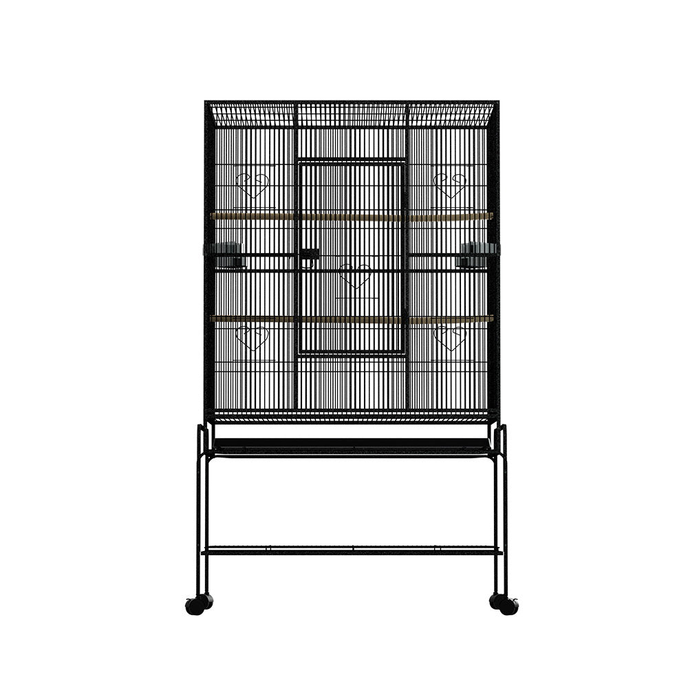 i.Pet Bird Cage Pet Cages Aviary 137CM Large Travel Stand Budgie Parrot Toys