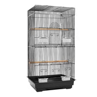 Thumbnail for i.Pet Medium Bird Cage with Perch - Black