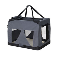 Thumbnail for i.Pet Pet Carrier Soft Crate Dog Cat Travel Portable Cage Kennel Foldable Car M