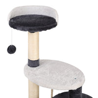 Thumbnail for i.Pet Cat Tree 112cm Trees Scratching Post Scratcher Tower Condo House Furniture Wood