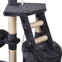 Thumbnail for i.Pet 120cm Multi-Level Wooden Cat Tree - Premium Scratching Post, Tower & Condo House for Cats