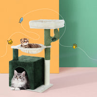 Thumbnail for i.Pet Cat Tree Tower Scratching Post Scratcher Wood Condo Bed Toys House 78cm