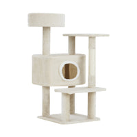 Thumbnail for i.Pet Cat Tree Tower Scratching Post Scratcher Wood Condo House Bed Trees 90cm