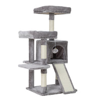 Thumbnail for i.Pet Cat Tree Tower Scratching Post Scratcher Wood Condo House Bed Trees 103cm