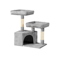 Thumbnail for i.Pet Cat Tree Tower Scratching Post Scratcher Wood Condo House Bed Trees 69cm