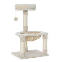 Thumbnail for i.Pet Cat Tree Tower Scratching Post Scratcher Wood Condo Toys House Bed 69cm