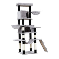 Thumbnail for i.Pet Cat Tree Tower Scratching Post Scratcher Wood Condo House Play Bed 161cm