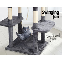 Thumbnail for i.Pet 171cm Wooden Cat Tree - Premium Scratching Post, Tower & Condo House Oasis for Cats