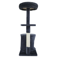 Thumbnail for i.Pet Cat Tree Scratching Post Scratcher Tower Condo House Grey 94cm