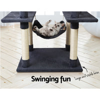 Thumbnail for i.Pet 184cm Wooden Cat Tree - Deluxe Scratching Post, Tower & Condo House Oasis for Felines