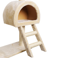 Thumbnail for i.Pet Cat Tree Trees Scratching Post Scratcher Condo Tower House Bed Beige 100cm