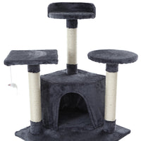 Thumbnail for i.Pet 203cm Wooden Cat Tree - Deluxe Scratching Post, Tower & Condo House Lounge for Felines