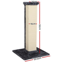 Thumbnail for i.Pet Cat Tree Trees Scratching Post 92cm Sisal Scratcher Tower Condo House Tall