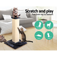 Thumbnail for i.Pet Cat Tree Trees Scratching Post 92cm Sisal Scratcher Tower Condo House Tall