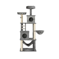 Thumbnail for i.Pet Cat Tree 169cm Tower Scratching Post Scratcher Wood Bed Condo House Rattan Ladder