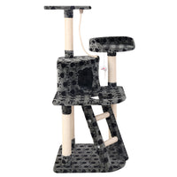 Thumbnail for Wooden Cat Tree with Scratching Post (120cm)-i.Pet