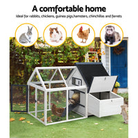 Thumbnail for i.Pet Chicken Coop Rabbit Hutch Large House Run Cage XL Pet Hutch Bunny Wooden