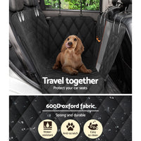 Thumbnail for i.Pet Pet Car Seat Cover Dog Protector Hammock Back Waterproof Belt Non Slip Mat