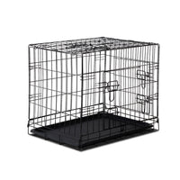 Thumbnail for i.Pet Dog Cage 24inch Pet Cage - Black