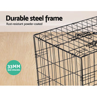 Thumbnail for i.Pet Dog Cage 36inch Pet Cage - Black