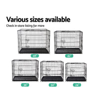 Thumbnail for i.Pet Dog Cage 36inch Pet Cage - Black