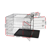Thumbnail for i.Pet Dog Cage 48inch Pet Cage - Black