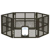 Thumbnail for i.Pet Pet Dog Playpen Enclosure 6 Panel Fence Puppy Cage Plastic Play Pen Fold