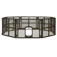 Thumbnail for i.Pet Pet Dog Playpen Enclosure 8 Panel Fence Puppy Cage Plastic Play Pen Fold