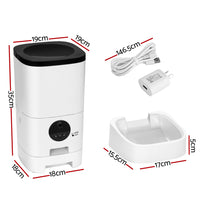 Thumbnail for i.Pet Automatic Pet Feeder 6L Auto Camera Dog Cat Smart Video Wifi Food App Hd